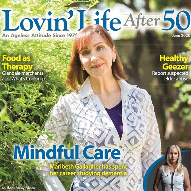 Maribeth Gallagher on Lovin' Life After 50 magazine style cover