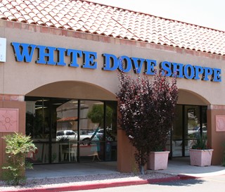 The White Dove Thrift Shoppe storefront