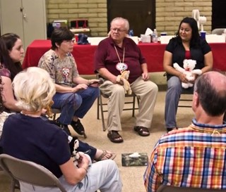 Support Group sitting in circle