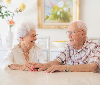 Christiane and Muryl Cole holding hands