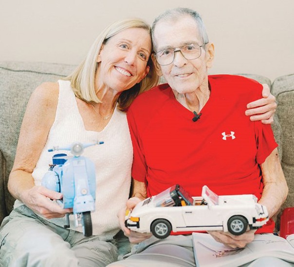 Ron Parmley pictured with his daughter, Robin.