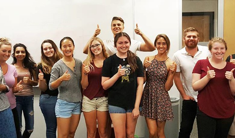 ASU students enrolled in class about hospice and palliative care.
