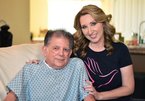 Patient Tony Bernardi with CNA Shellie Willmers