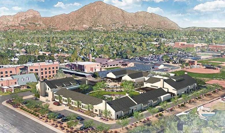 Artist rendering of Hospice of the Valley Dementia Care and Education Campus