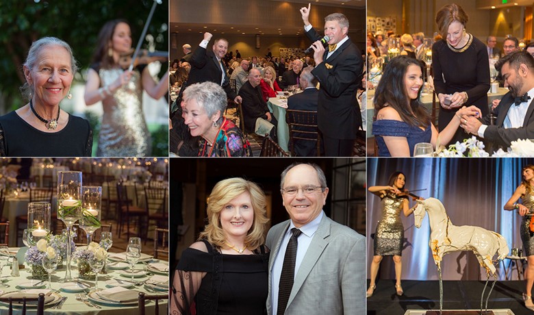 A collection of images from the Aaha! event