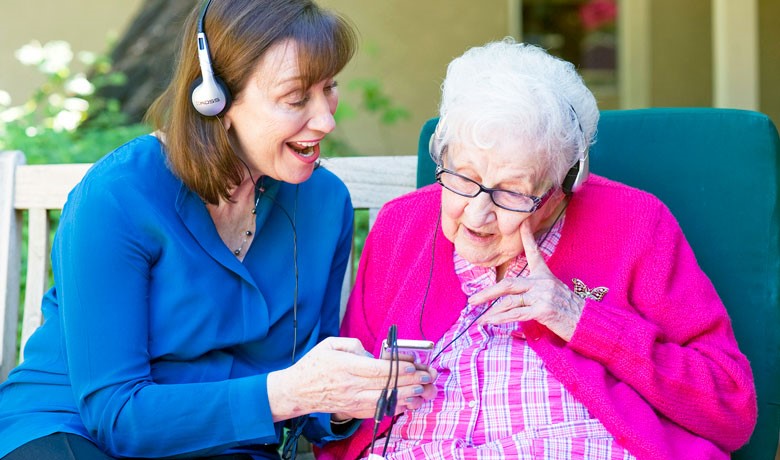 Dr. Maribeth Gallagher with patient