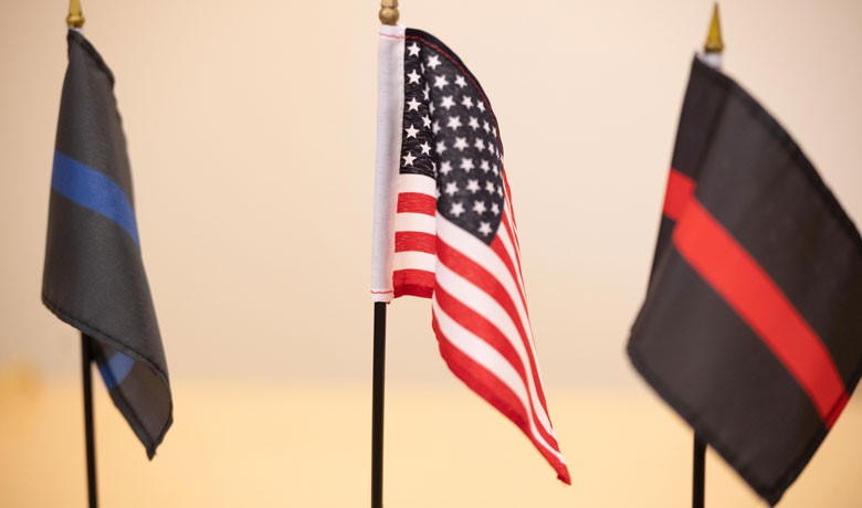 First Responder flags