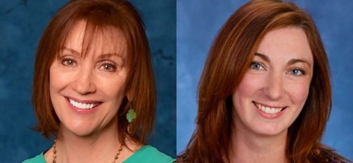 Maribeth Gallagher and Heather Mulder