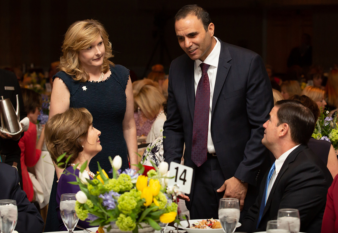Debbie Shumway, Paul Penzone, Laura Bush, Gov. Doug Ducey