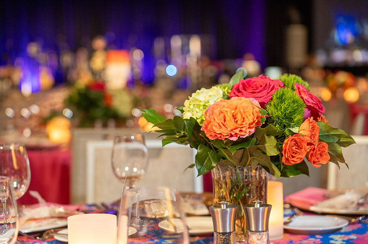 aaha event decorated table