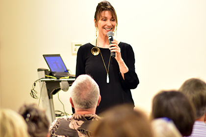 Maribeth Gallagher, DNP presenting to the community
